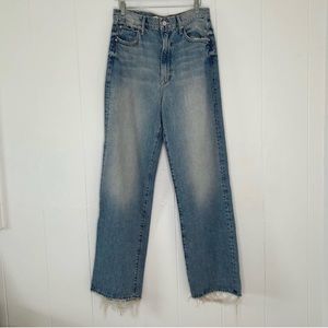 Mother Denim High Waisted Tunnel Vision Sneak The Other Side size 29 NWT